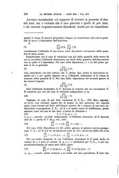 La riforma sociale rassegna di scienze sociali e politiche