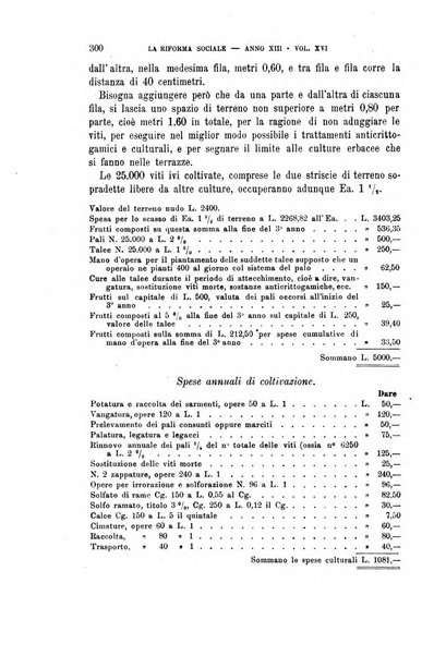 La riforma sociale rassegna di scienze sociali e politiche