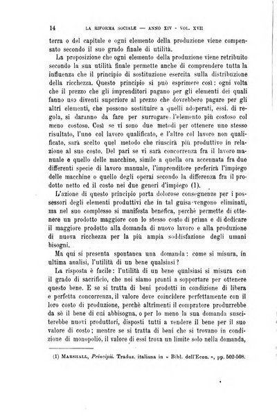 La riforma sociale rassegna di scienze sociali e politiche