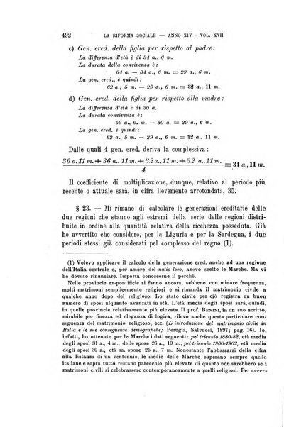 La riforma sociale rassegna di scienze sociali e politiche