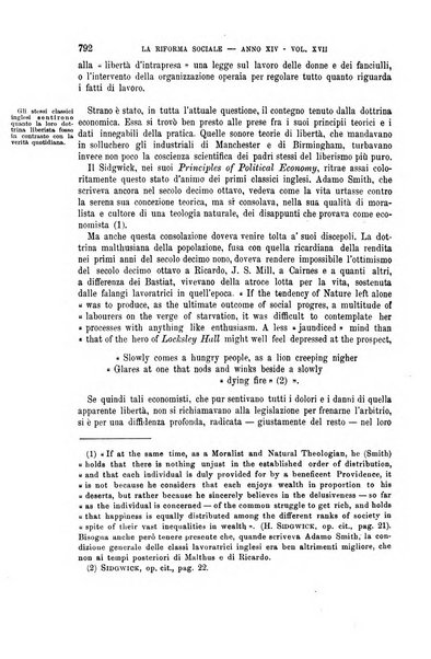 La riforma sociale rassegna di scienze sociali e politiche