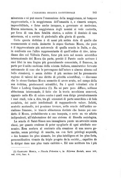 La riforma sociale rassegna di scienze sociali e politiche