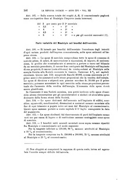 La riforma sociale rassegna di scienze sociali e politiche