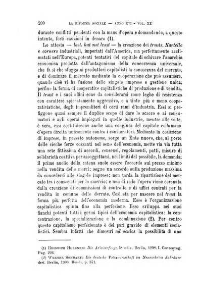 La riforma sociale rassegna di scienze sociali e politiche