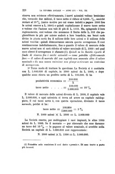 La riforma sociale rassegna di scienze sociali e politiche