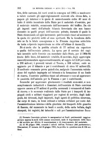 La riforma sociale rassegna di scienze sociali e politiche