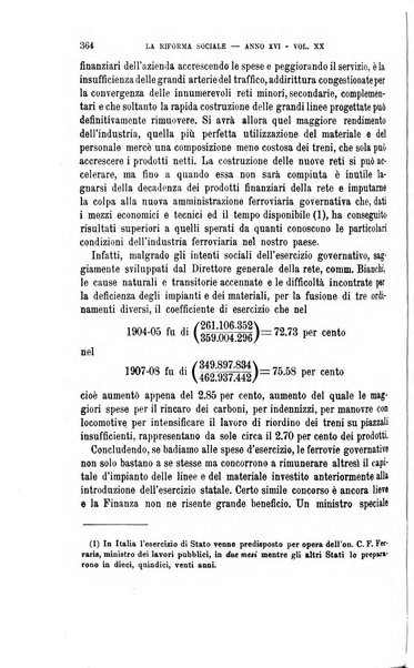 La riforma sociale rassegna di scienze sociali e politiche