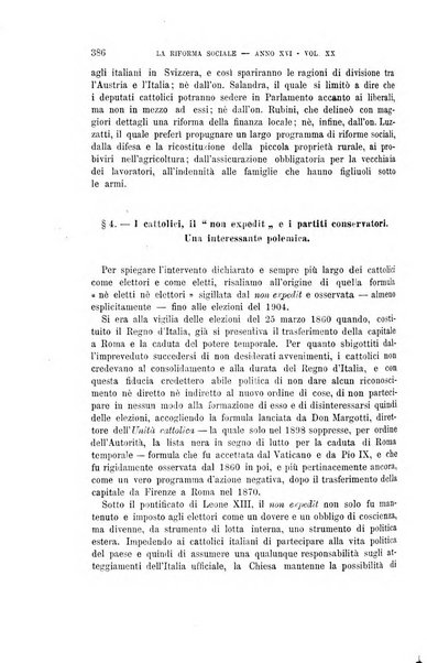 La riforma sociale rassegna di scienze sociali e politiche