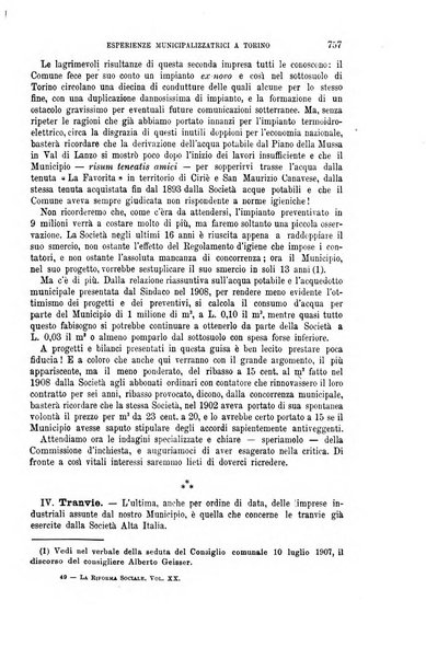 La riforma sociale rassegna di scienze sociali e politiche