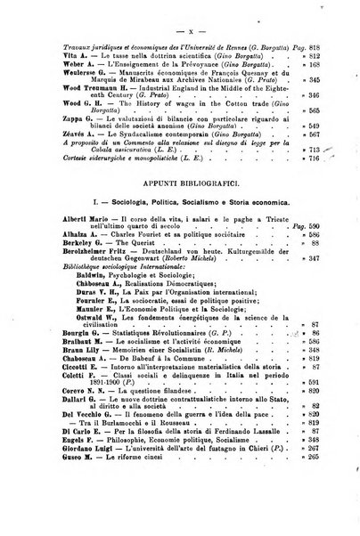 La riforma sociale rassegna di scienze sociali e politiche