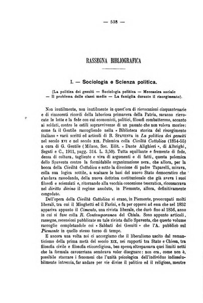 La riforma sociale rassegna di scienze sociali e politiche