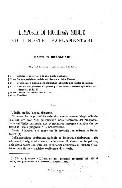 La riforma sociale rassegna di scienze sociali e politiche