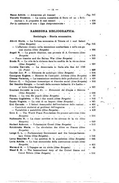 La riforma sociale rassegna di scienze sociali e politiche