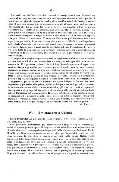 La riforma sociale rassegna di scienze sociali e politiche