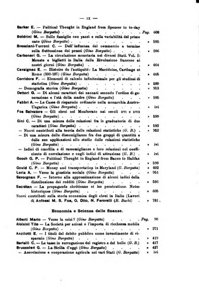 La riforma sociale rassegna di scienze sociali e politiche