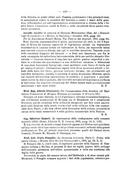 La riforma sociale rassegna di scienze sociali e politiche