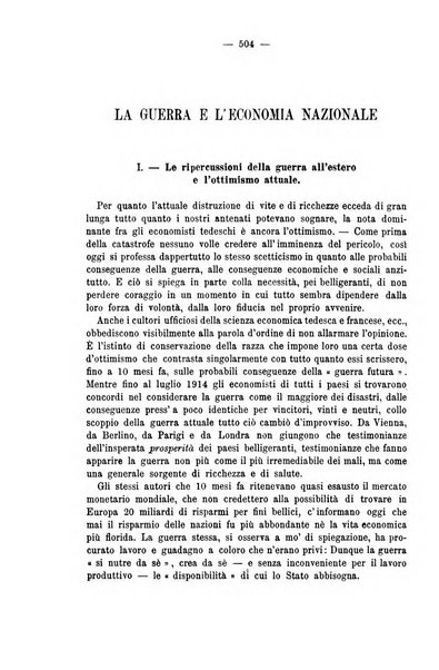 La riforma sociale rassegna di scienze sociali e politiche