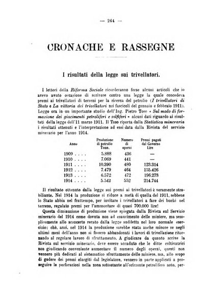 La riforma sociale rassegna di scienze sociali e politiche