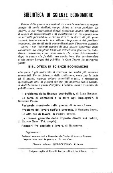 La riforma sociale rassegna di scienze sociali e politiche