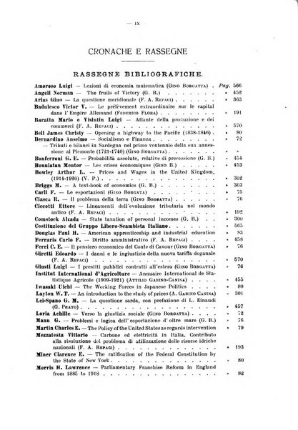 La riforma sociale rassegna di scienze sociali e politiche