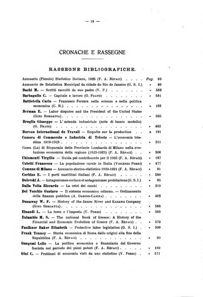 La riforma sociale rassegna di scienze sociali e politiche