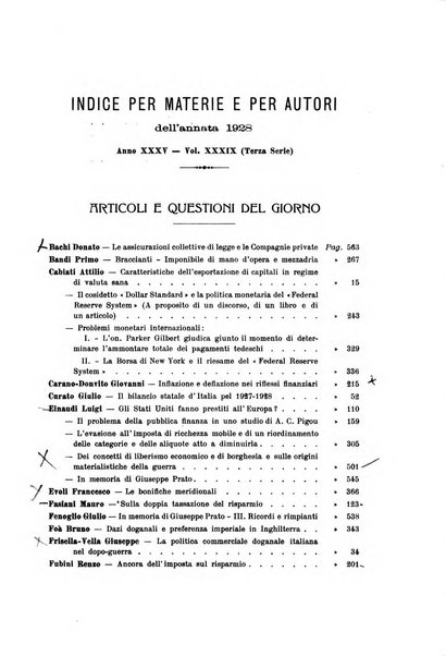 La riforma sociale rassegna di scienze sociali e politiche