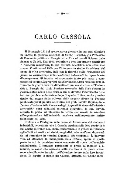 La riforma sociale rassegna di scienze sociali e politiche