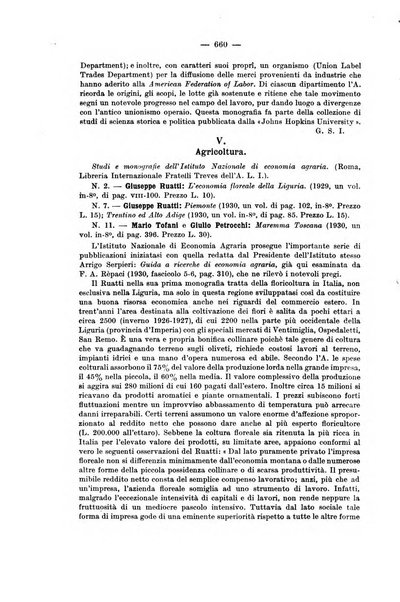 La riforma sociale rassegna di scienze sociali e politiche