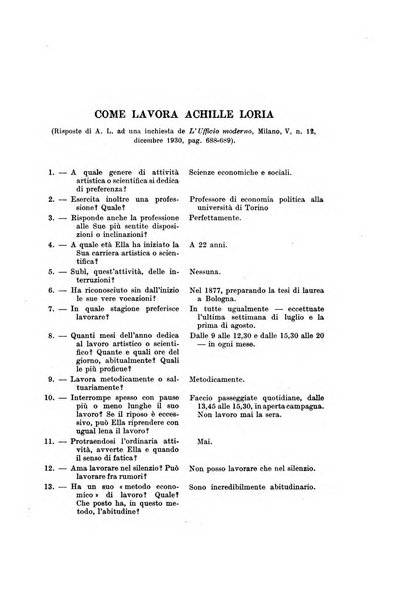 La riforma sociale rassegna di scienze sociali e politiche