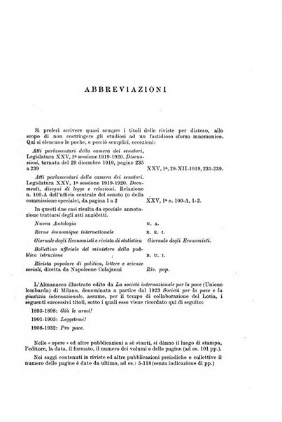 La riforma sociale rassegna di scienze sociali e politiche