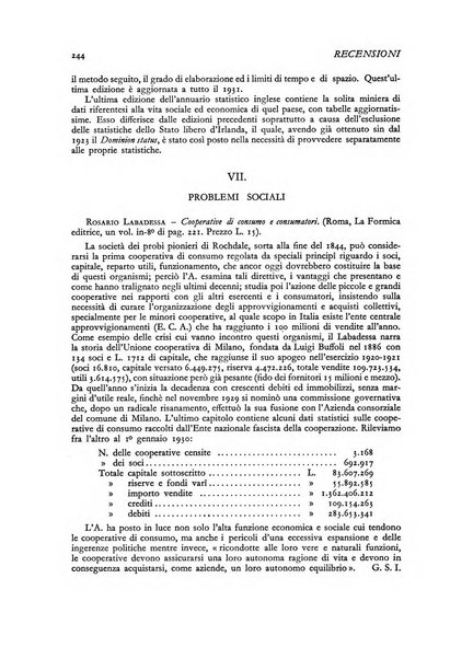 La riforma sociale rassegna di scienze sociali e politiche