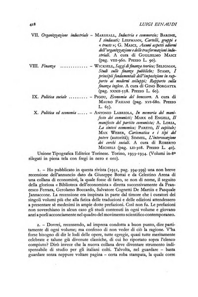 La riforma sociale rassegna di scienze sociali e politiche