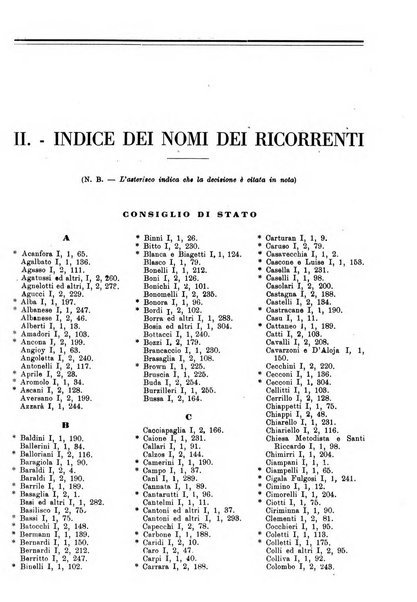 Il foro amministrativo raccolta di giurisprudenza amministrativa e finanziaria