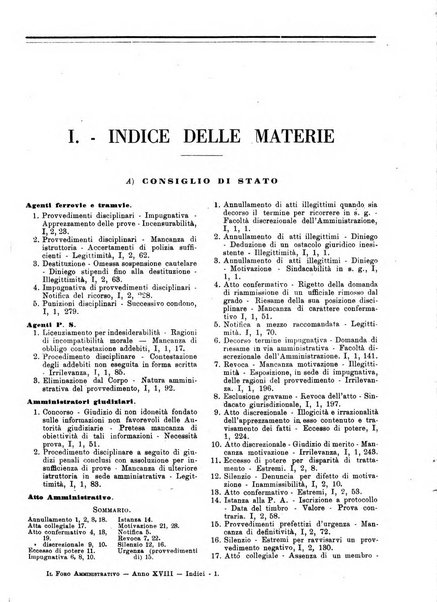 Il foro amministrativo raccolta di giurisprudenza amministrativa e finanziaria