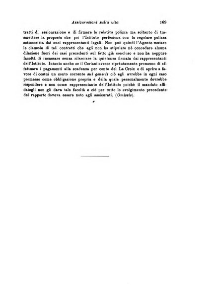 Assicurazioni rivista di diritto, economia e finanza delle assicurazioni private