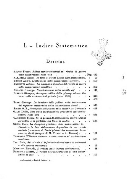 Assicurazioni rivista di diritto, economia e finanza delle assicurazioni private