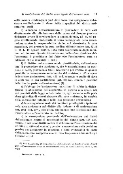 Assicurazioni rivista di diritto, economia e finanza delle assicurazioni private