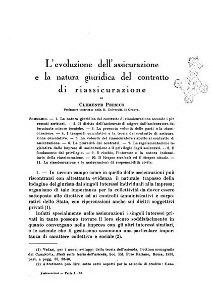 Assicurazioni rivista di diritto, economia e finanza delle assicurazioni private