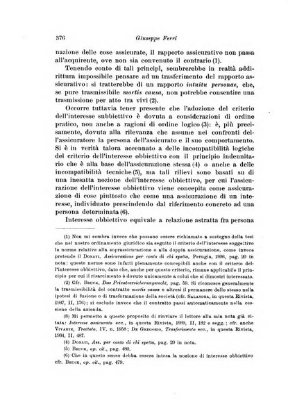 Assicurazioni rivista di diritto, economia e finanza delle assicurazioni private