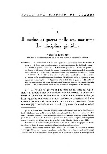 Assicurazioni rivista di diritto, economia e finanza delle assicurazioni private