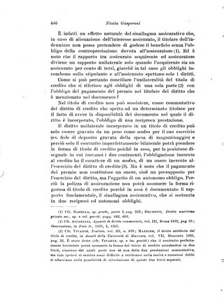 Assicurazioni rivista di diritto, economia e finanza delle assicurazioni private