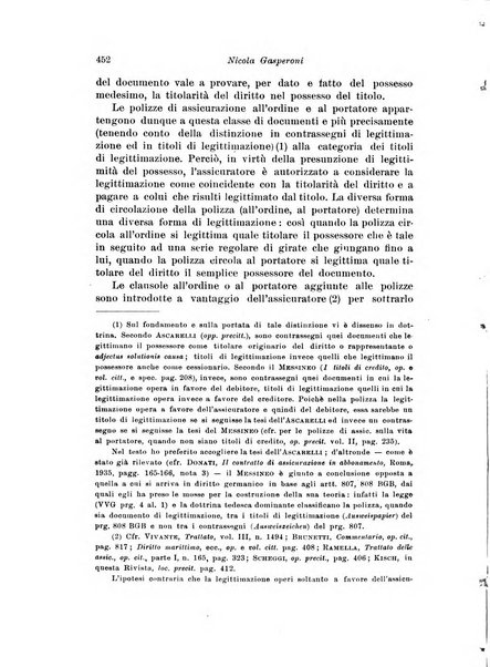 Assicurazioni rivista di diritto, economia e finanza delle assicurazioni private