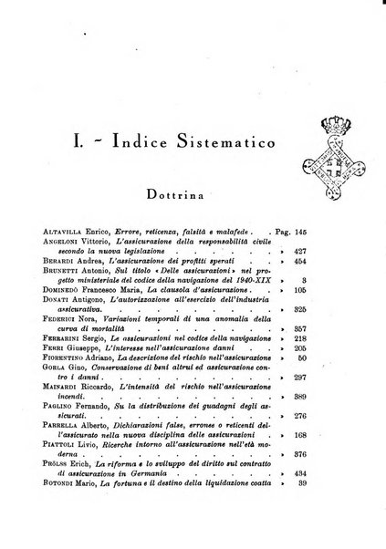 Assicurazioni rivista di diritto, economia e finanza delle assicurazioni private