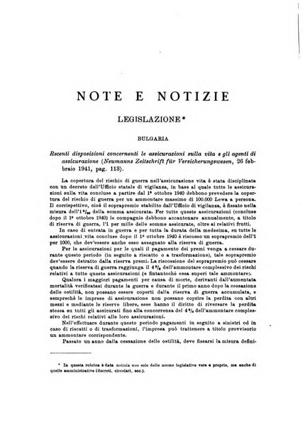 Assicurazioni rivista di diritto, economia e finanza delle assicurazioni private