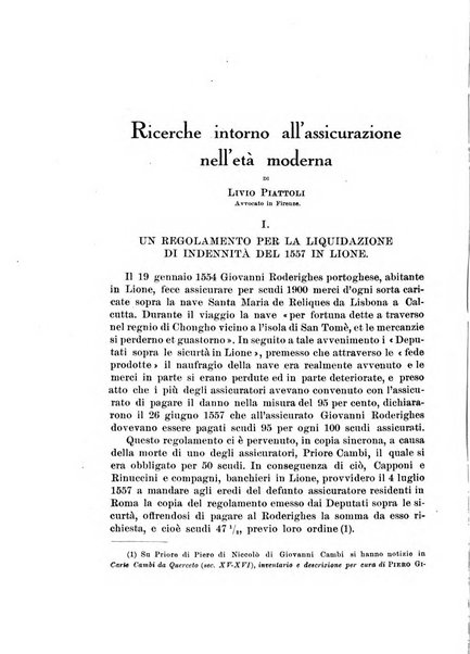 Assicurazioni rivista di diritto, economia e finanza delle assicurazioni private