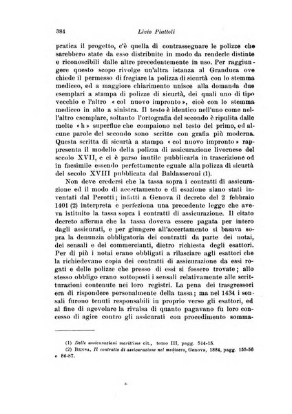 Assicurazioni rivista di diritto, economia e finanza delle assicurazioni private