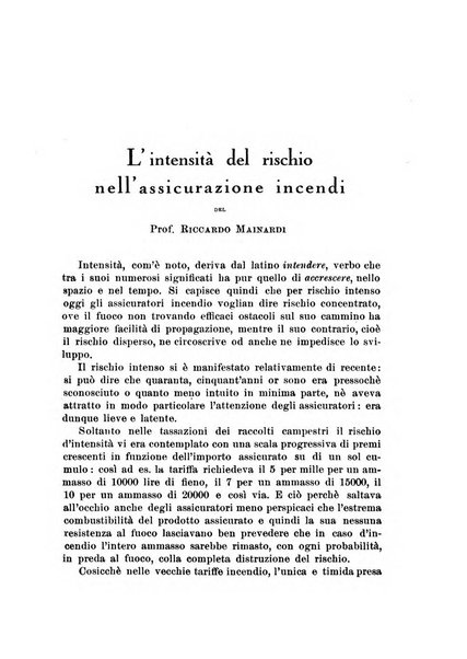 Assicurazioni rivista di diritto, economia e finanza delle assicurazioni private