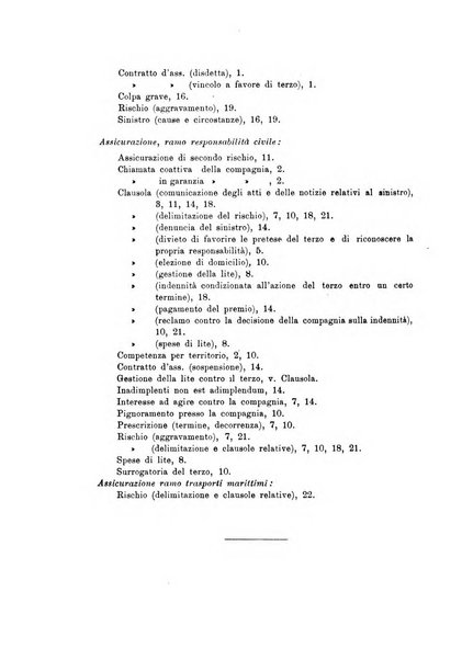 Assicurazioni rivista di diritto, economia e finanza delle assicurazioni private