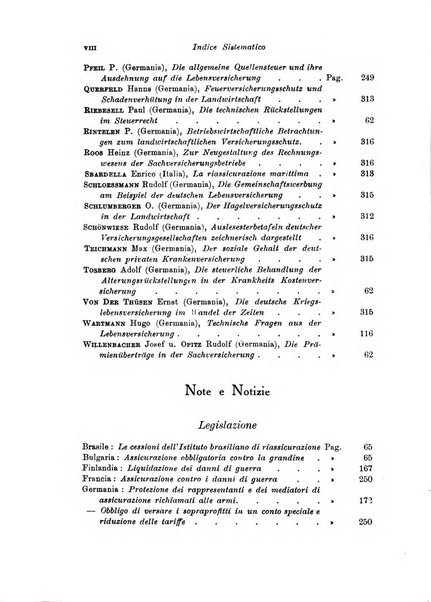 Assicurazioni rivista di diritto, economia e finanza delle assicurazioni private