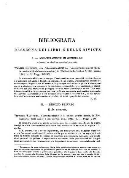 Assicurazioni rivista di diritto, economia e finanza delle assicurazioni private